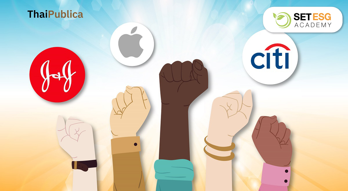 SET ESG Academy_SOC Investment Group กดดันบริษัทยักษ์ใหญ่ Apple, J&J, Citi Group ขจัดการเหยียดเชื้อชาติ