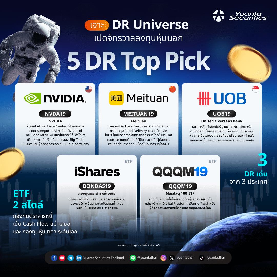 Yuanta-AD-DR Universe Edit ข้อมูล ณ วันที่ 04 02 69